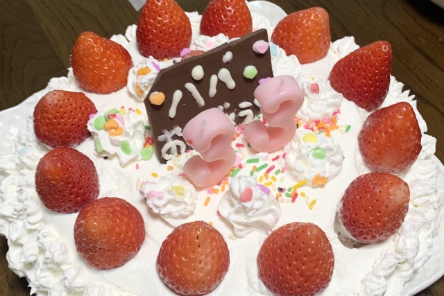 手作りケーキ